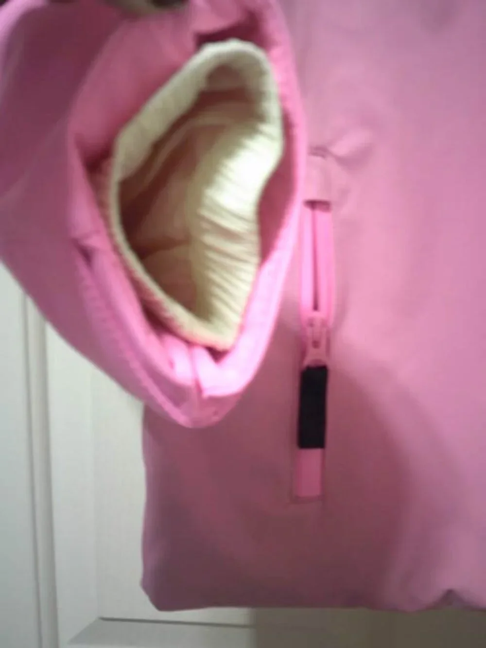 NEW OZARK TRAIL GIRLS SZ M 7/8 PINK SKI JACKET FULL ZIP 3 POCKETS WATER WIND RES